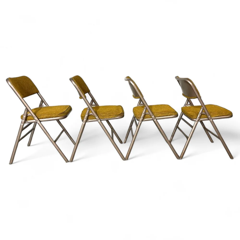 Vintage Samsonite Celebrity Folding Chairs No. 7239 - Set of 4